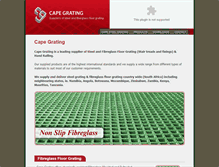 Tablet Screenshot of capesteelgrating.co.za